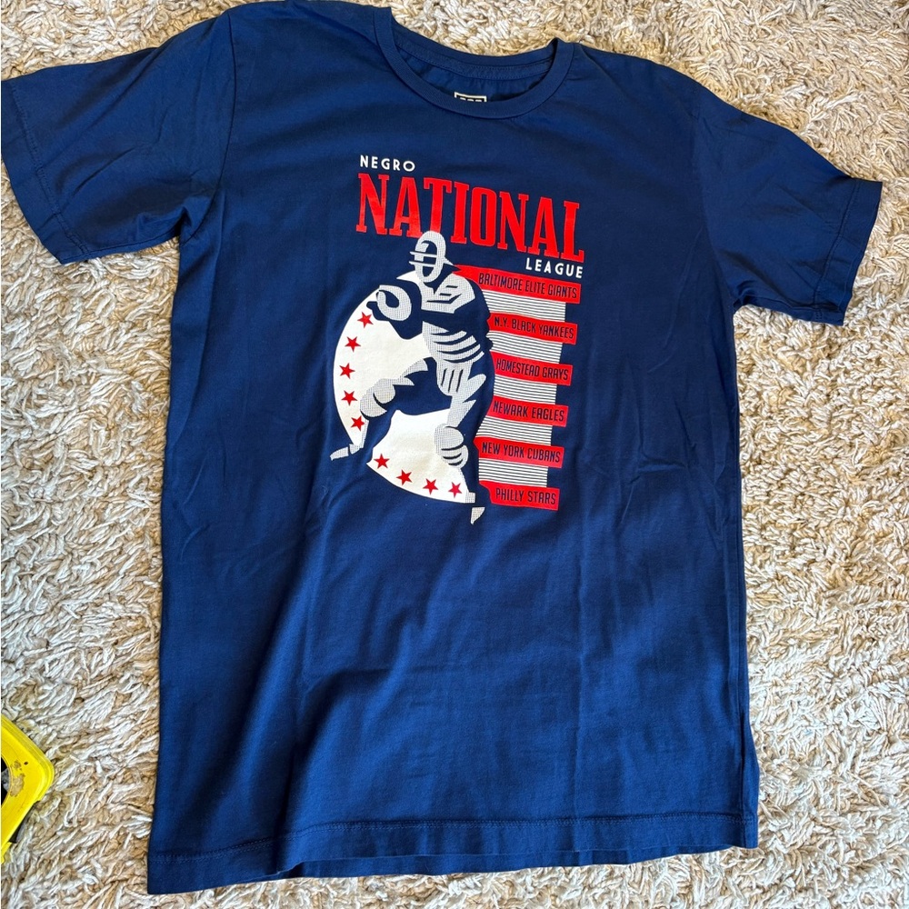 Ebbetts Field Flannels ‘Negro National League’ Graphic Tee, size small, NWOT
